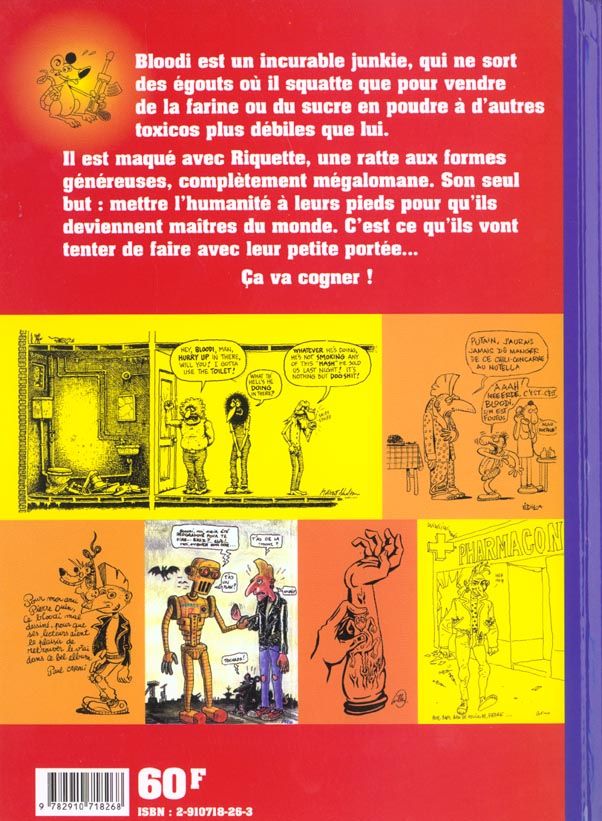 Quatrième de couverture de « LA RATTE QUI S'DELATTE »
