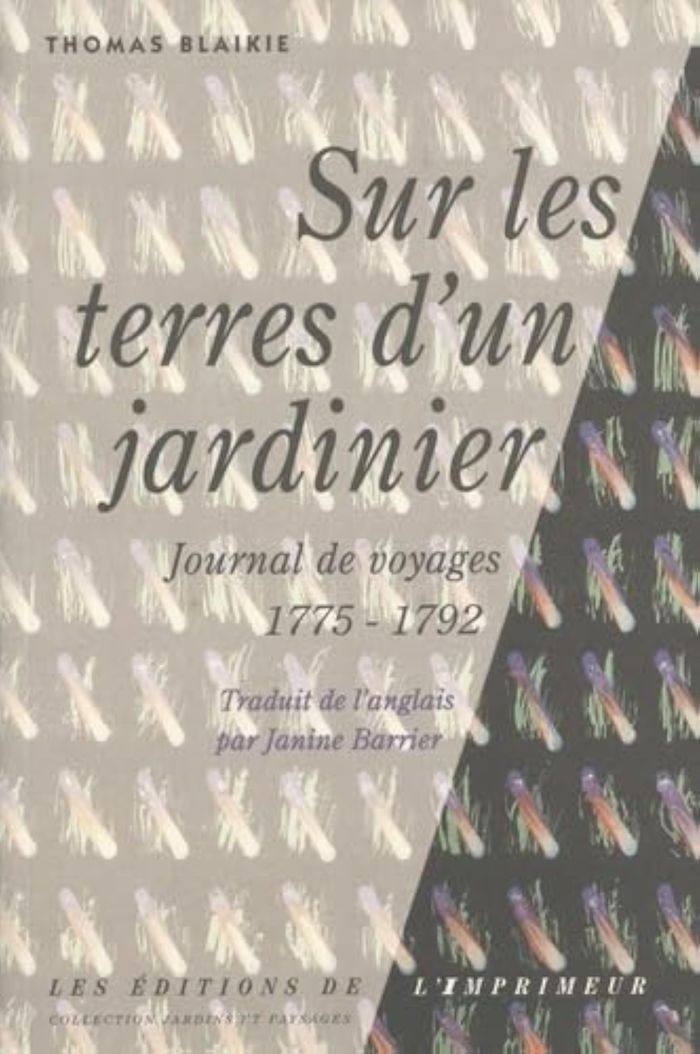 Couverture du livre « SUR LES TERRES D'UN JARDINIER », librairie Les Contes Infusés à Corte