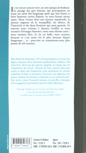 Quatrième de couverture de « LE NOUVEAU SPARTIATE - ET AUTRES NOUVELLES »