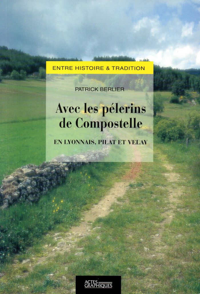 Couverture du livre « AVEC LES PELERINS DE COMPOSTELLE », librairie Les Contes Infusés à Corte