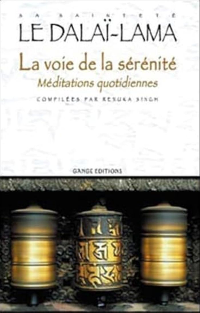Couverture du livre « VOIE DE LA SERENITE - MEDITATIONS QUOTID. » de Dalai Lama (14eme), librairie Les Contes Infusés à Corte