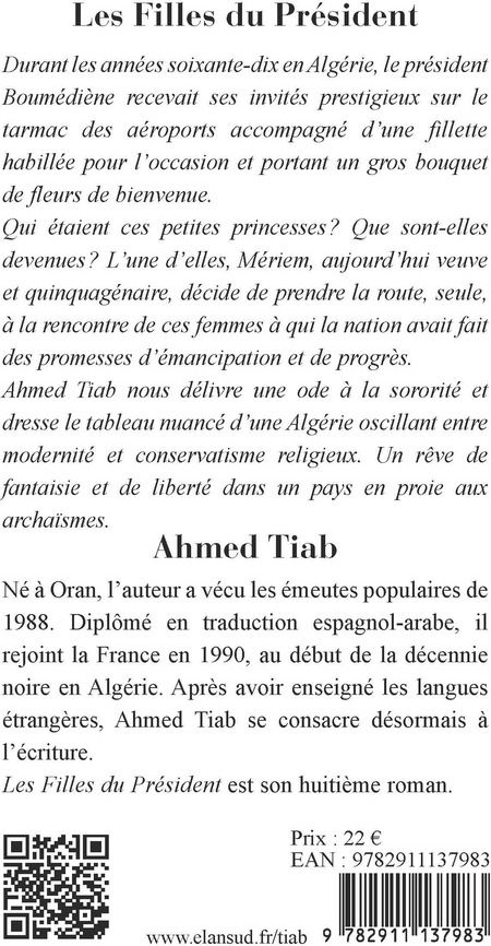 Quatrième de couverture de « Les filles du président : roman »