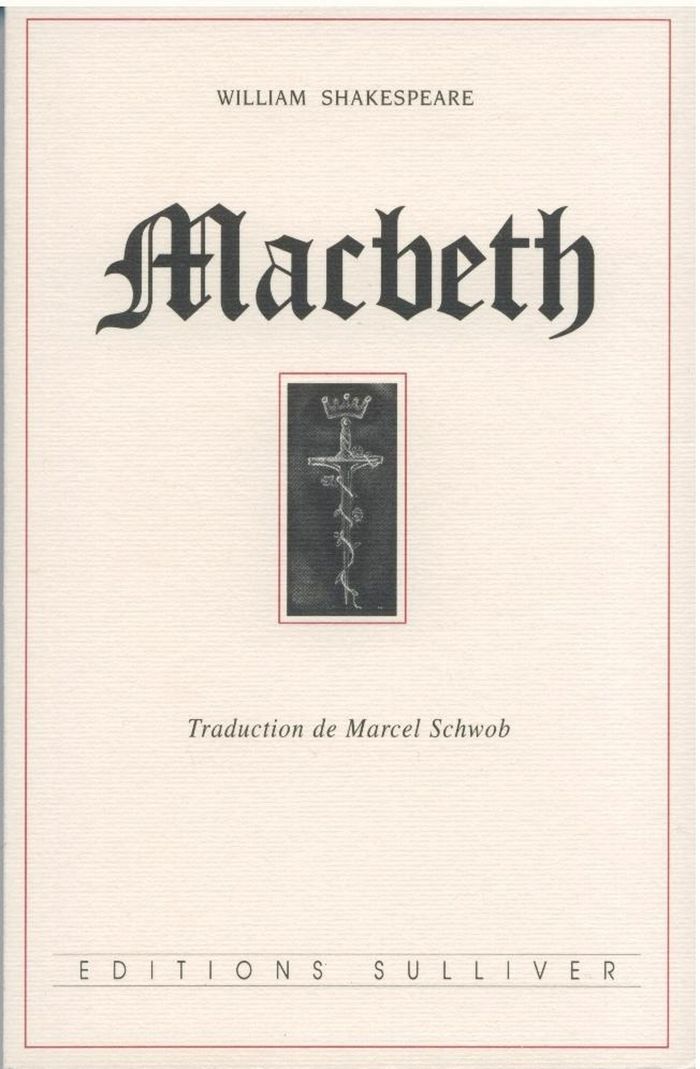 Couverture du livre « MACBETH » de William Shakespeare, librairie Les Contes Infusés à Corte