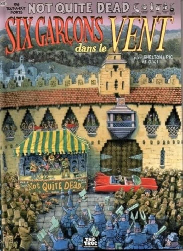 Couverture du livre « NOT QUITE DEAD N 4 », librairie Les Contes Infusés à Corte