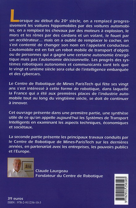 Quatrième de couverture de « LE SIECLE DE LA VOITURE INTELLIGENTE »