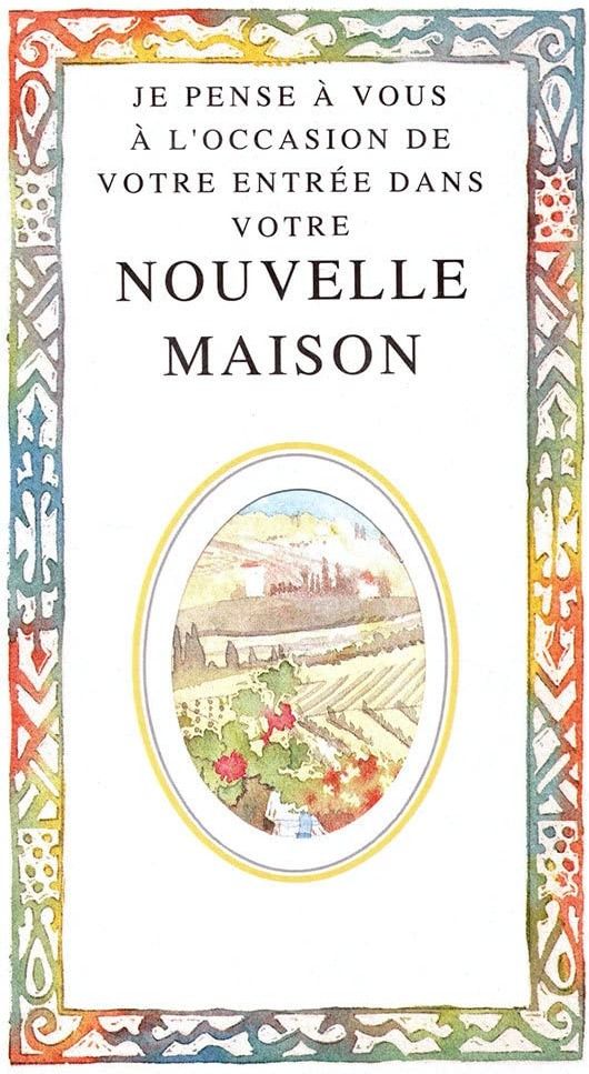 Couverture du livre « VOTRE ENTREE DANS VOTRE NOUVELLE MAISON » de Hathaway Mary, librairie Les Contes Infusés à Corte