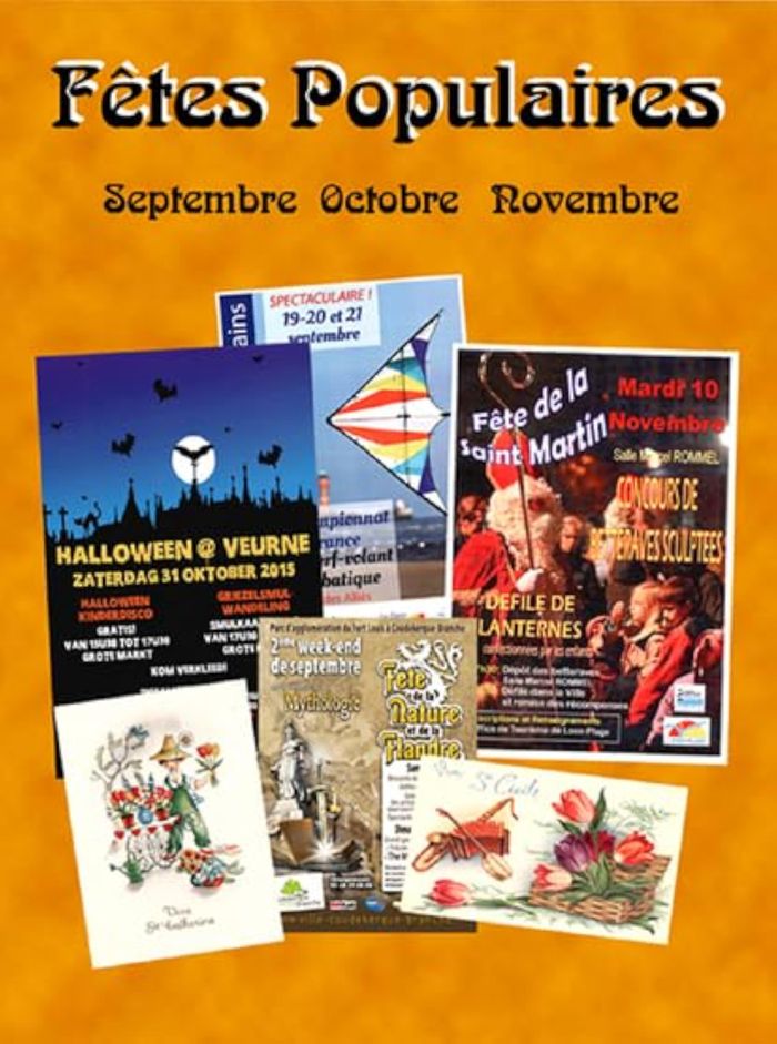 Couverture du livre « FETES POPULAIRES: SEPTEMBRE, OCTOBRE, NOVEMBRE », librairie Les Contes Infusés à Corte