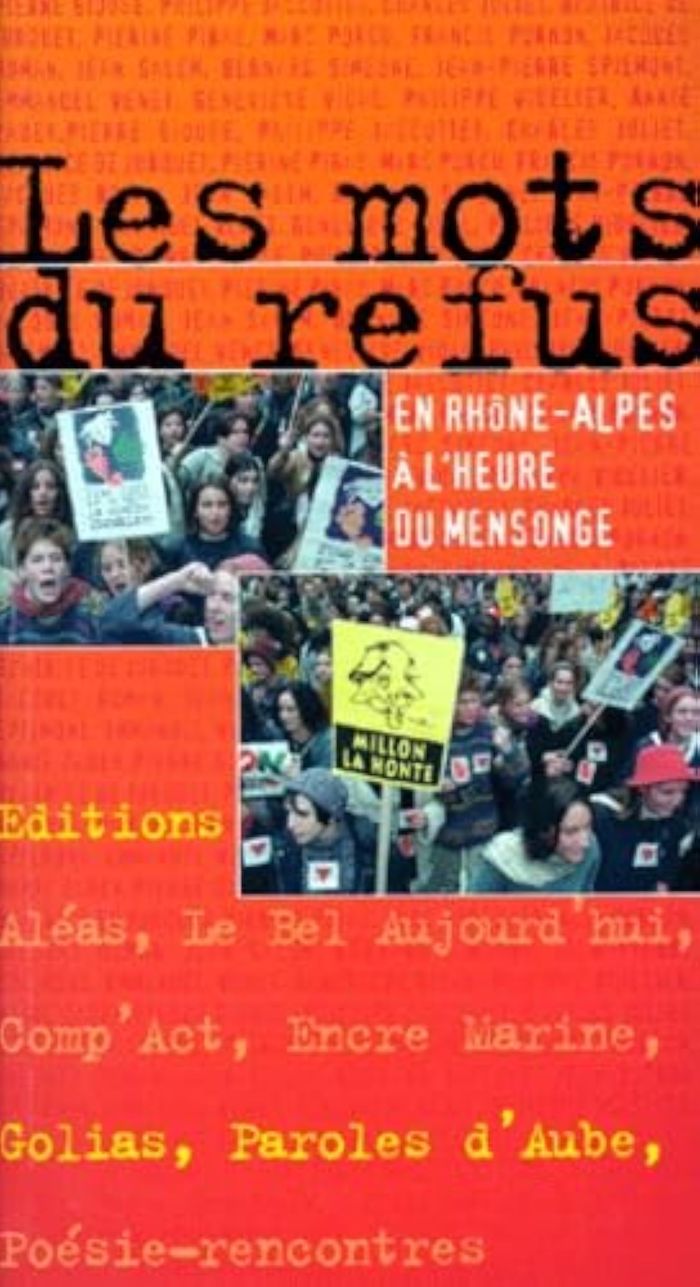 Couverture du livre « MOTS DU REFUS » de Xxx, librairie Les Contes Infusés à Corte