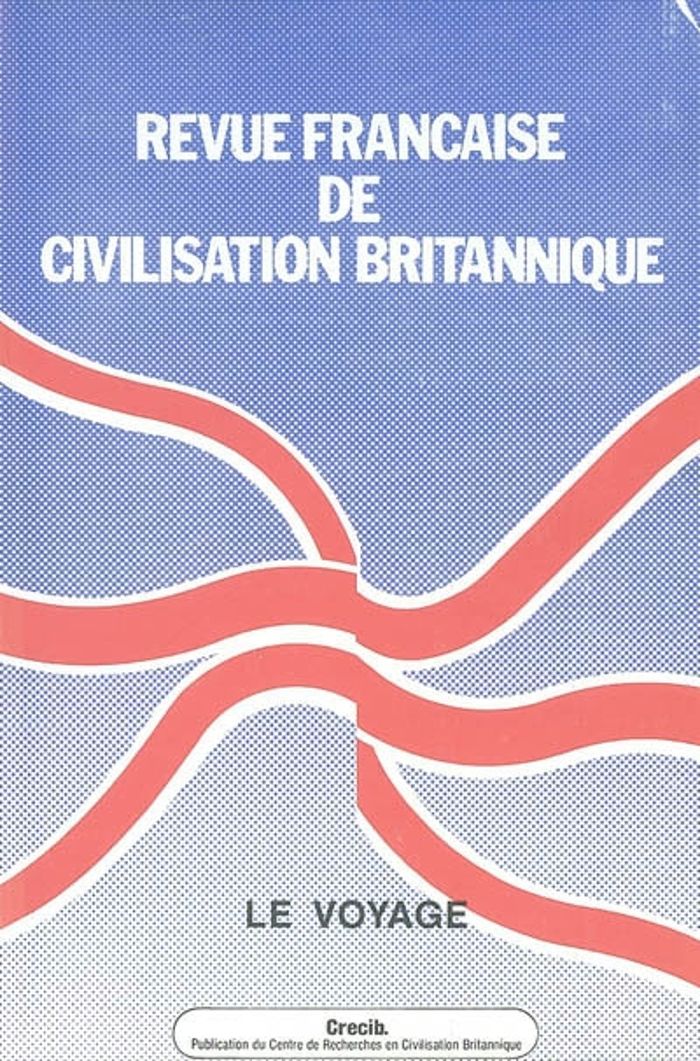 Couverture du livre « REVUE FRANCAISE DE CIVILISATION BRITANNIQUE, VOL. VIII (4)/JUIN 1996 » de Xxx, librairie Les Contes Infusés à Corte