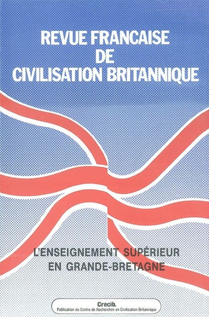 Couverture du livre « REVUE FRANCAISE DE CIVILISATION BRITANNIQUE, VOL. X (3)/NOV. 1999. L' » de Xxx, librairie Les Contes Infusés à Corte