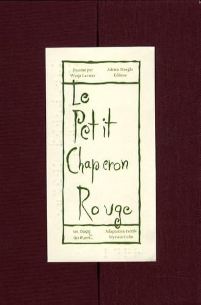 Couverture du livre « LE PETIT CHAPERON ROUGE » de Warja Lavater, librairie Les Contes Infusés à Corte