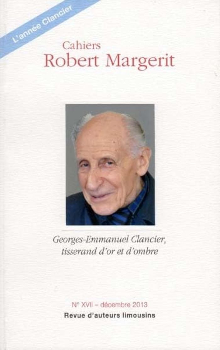 Couverture du livre « CAHIERS ROBERT MARGERIT N XVII » de Collectif, librairie Les Contes Infusés à Corte