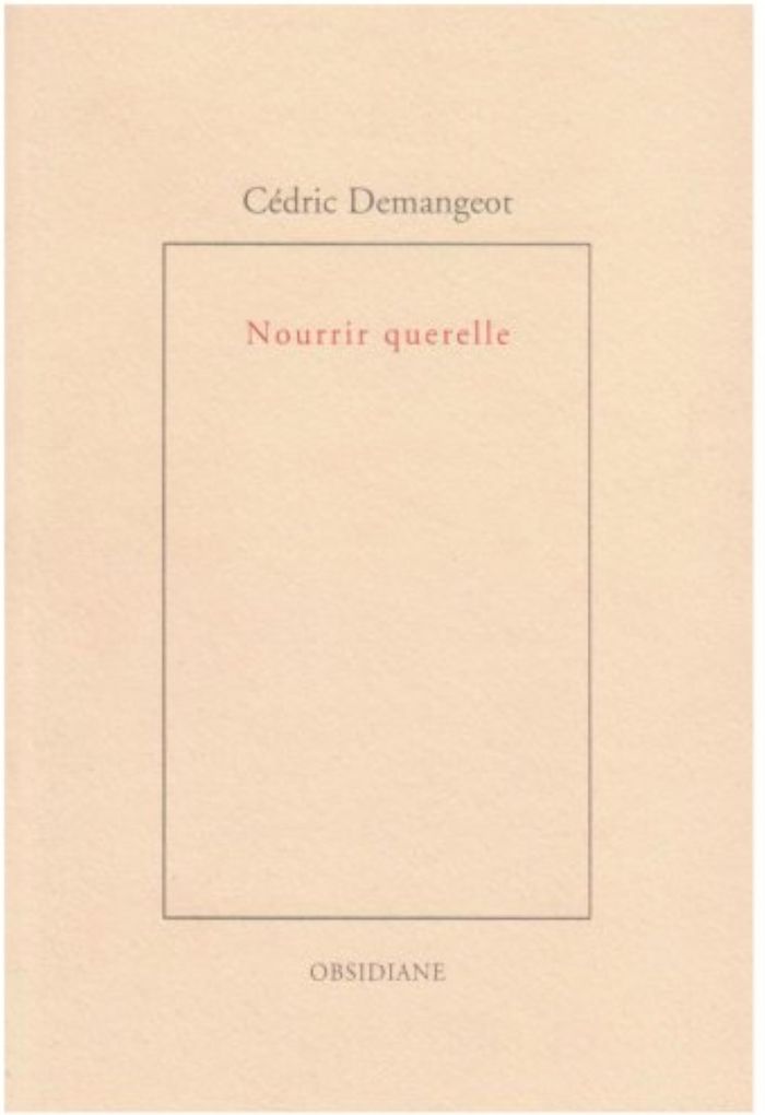 Couverture du livre « NOURRIR QUERELLE », librairie Les Contes Infusés à Corte