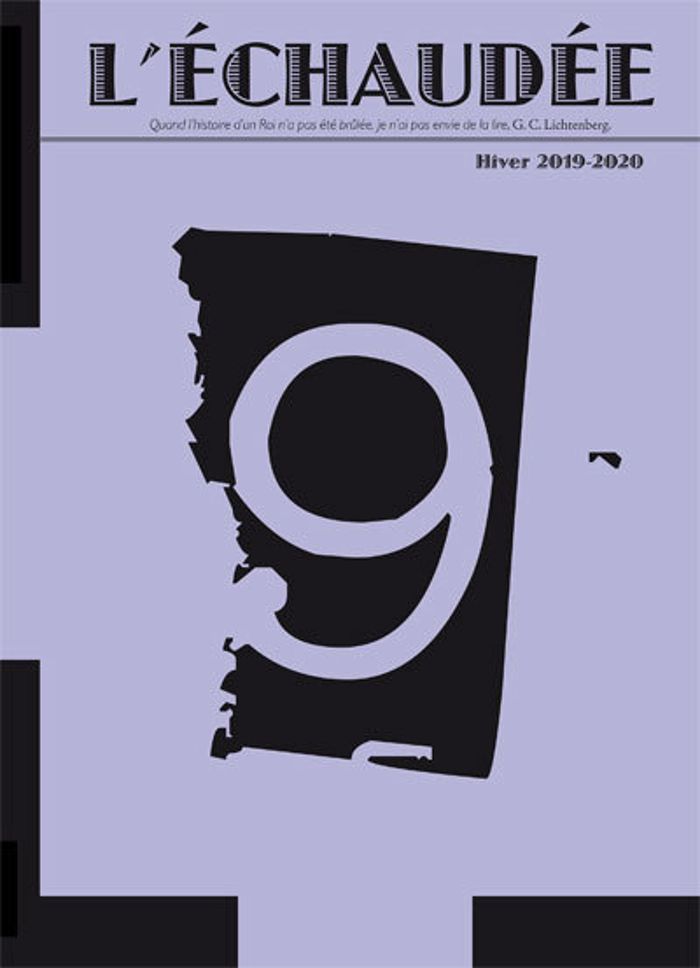 Couverture du livre « ECHAUDEE N 9 » de Collectif, librairie Les Contes Infusés à Corte