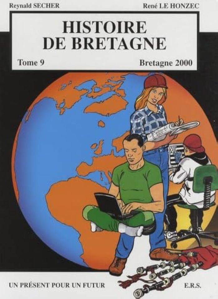 Couverture du livre « HISTOIRE DE BRETAGNE T9 - PRESENT POUR UN FUTUR » de Xxx, librairie Les Contes Infusés à Corte