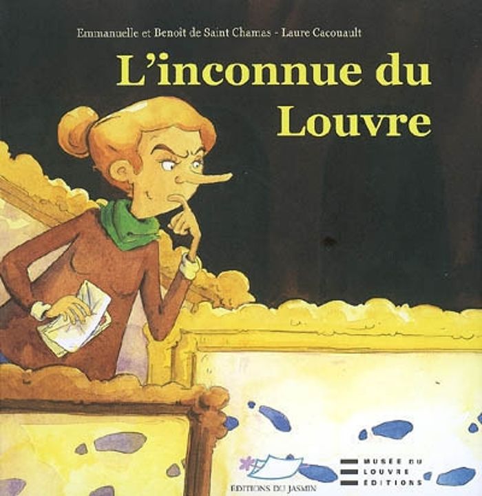 Couverture du livre « L'INCONNUE DU LOUVRE » de De Saint Chamas, librairie Les Contes Infusés à Corte