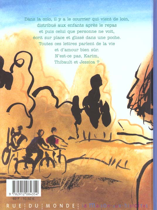 Quatrième de couverture de « PETITS MOTS TENDRES A LA COLO »