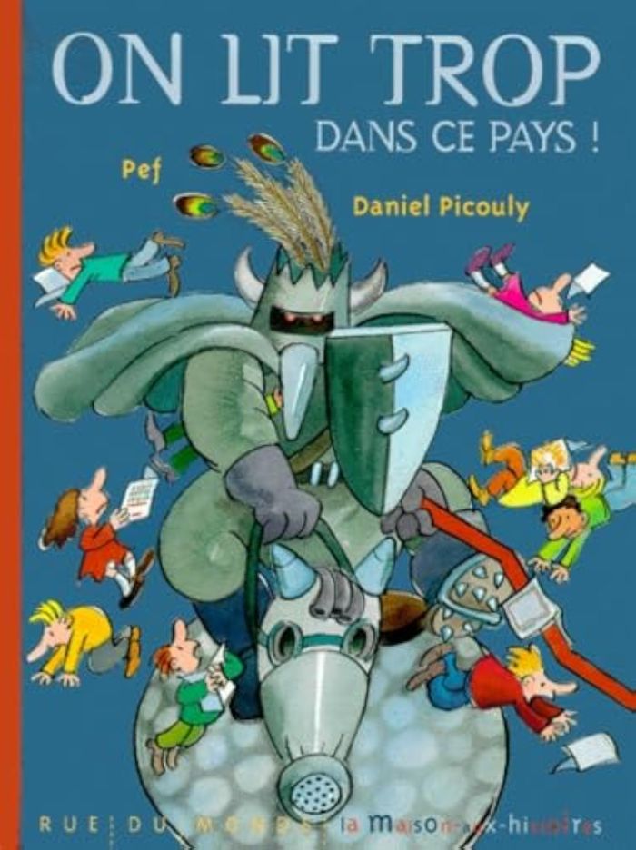 Couverture du livre « ON LIT TROP DANS CE PAYS ! », librairie Les Contes Infusés à Corte