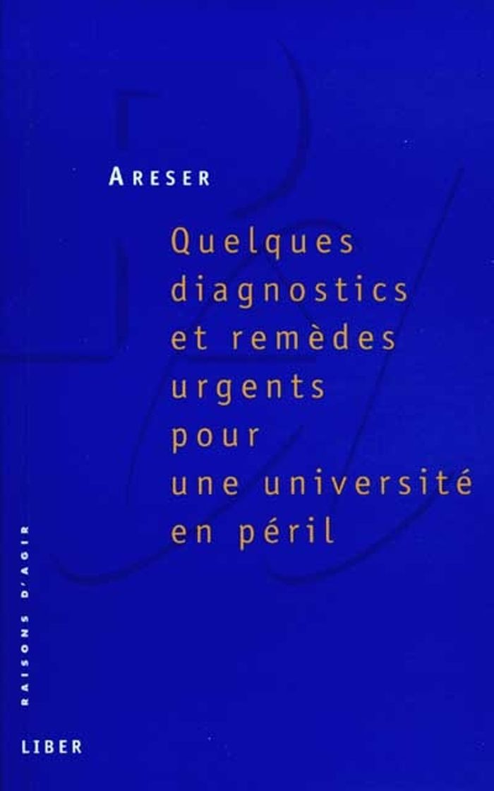 Couverture du livre « QUELQUES DIAGNOSTICS ET REMEDES URGENTS POUR UNE UNIVERSITE EN PERIL », librairie Les Contes Infusés à Corte