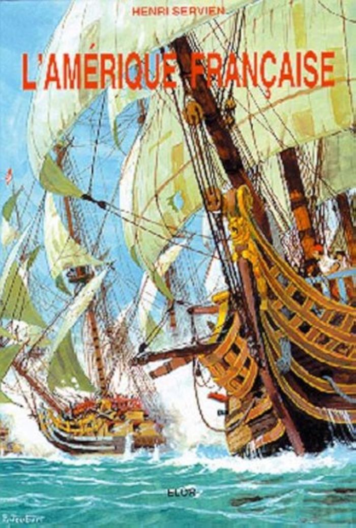 Couverture du livre « L'AMERIQUE FRANCAISE », librairie Les Contes Infusés à Corte