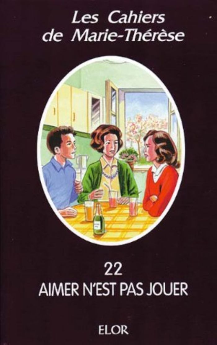 Couverture du livre « AIMER N'EST PAS JOUER T 22 (BROCHE) » de Cahiers Marie-Theres, librairie Les Contes Infusés à Corte