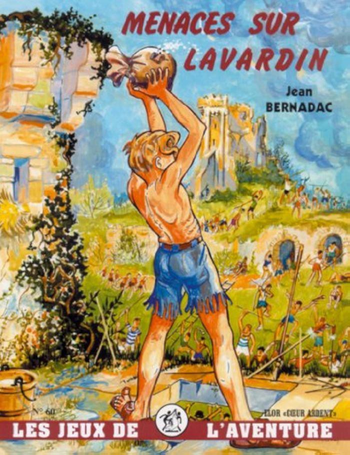 Couverture du livre « MENACES SUR LAVARDIN - JDA 60 » de Bernadac (jean), librairie Les Contes Infusés à Corte
