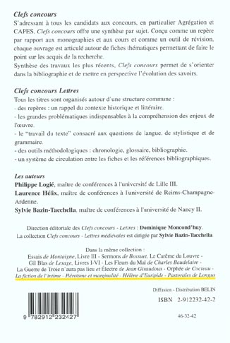 Quatrième de couverture de « LE ROMAN DE THEBES »