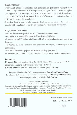 Quatrième de couverture de « GIL BLAS DE LESAGE - LIVRES I A IV »