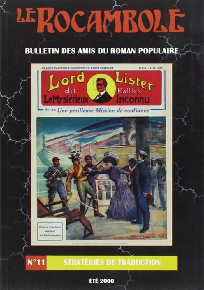 Couverture du livre « LE ROCAMBOLE N 11 - STRATEGIES DE TRADUCTION » de Association Des Amis, librairie Les Contes Infusés à Corte