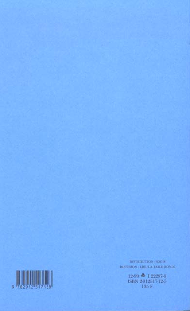 Quatrième de couverture de « TENDRES SILENCES »