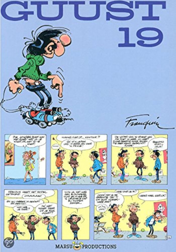 Couverture du livre « GUUST 19 » de /franquin, librairie Les Contes Infusés à Corte