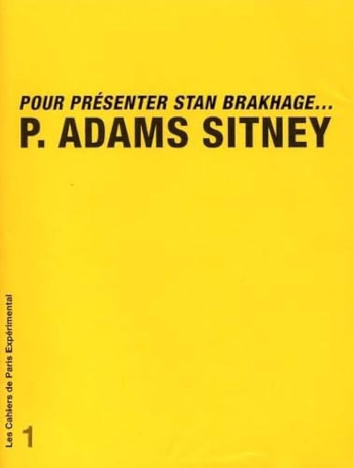 Couverture du livre « CAHIER 1-POUR PRESENTER STAN BRAKHAGE », librairie Les Contes Infusés à Corte