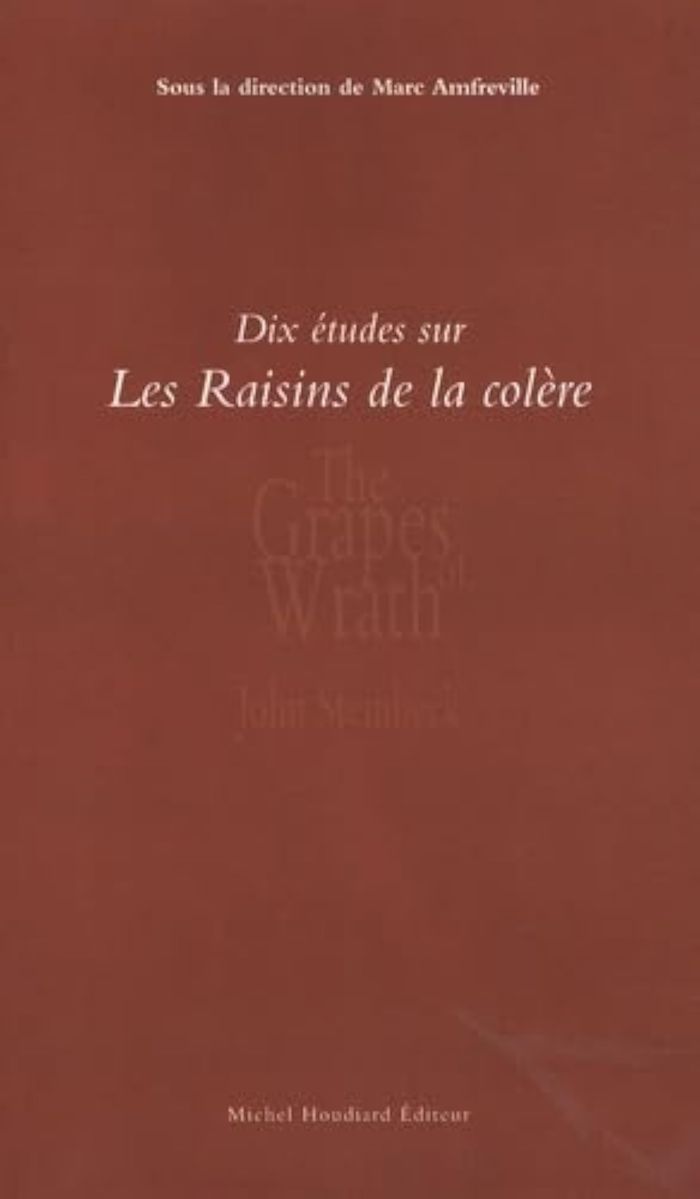 Couverture du livre « LES RAISINS DE LA COLERE, DIX ETUDES », librairie Les Contes Infusés à Corte