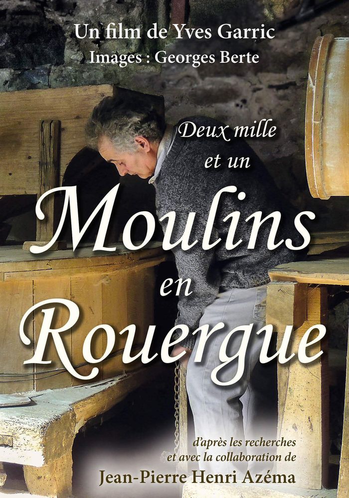 Couverture du livre « DVD DEUX MILLE ET UN MOULINS EN ROUERGUE » de Yves Garric, librairie Les Contes Infusés à Corte