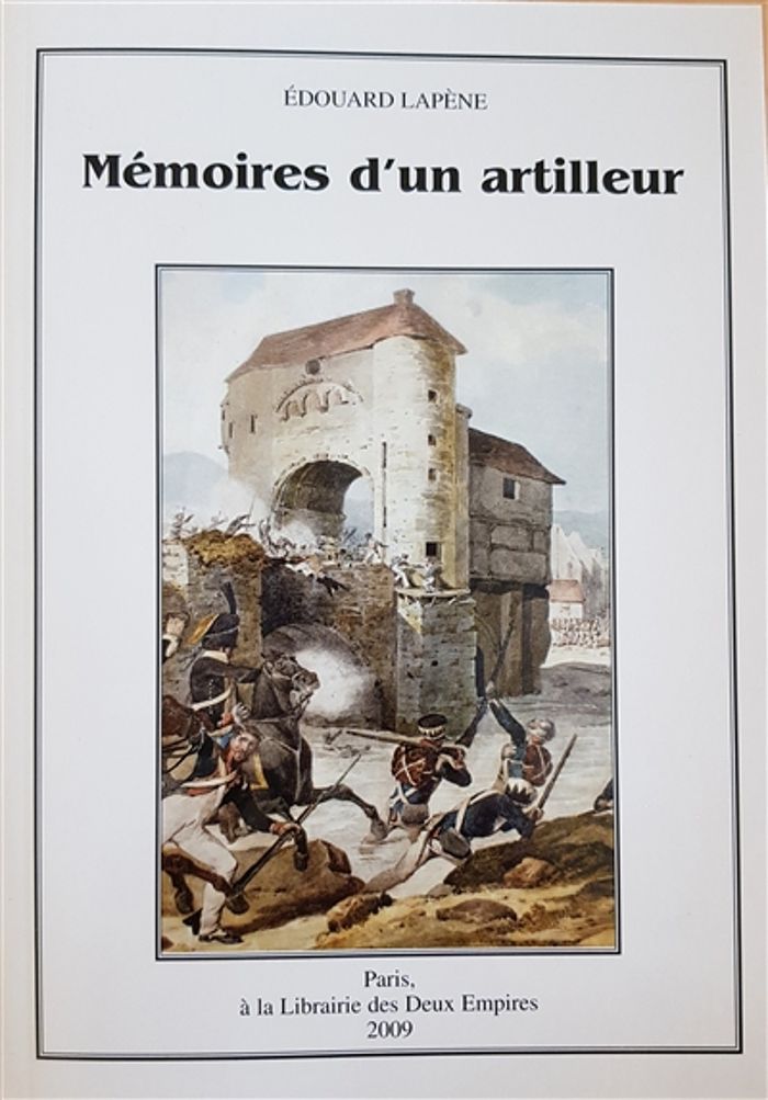 Couverture du livre « MEMOIRES D'UN ARTILLEUR », librairie Les Contes Infusés à Corte