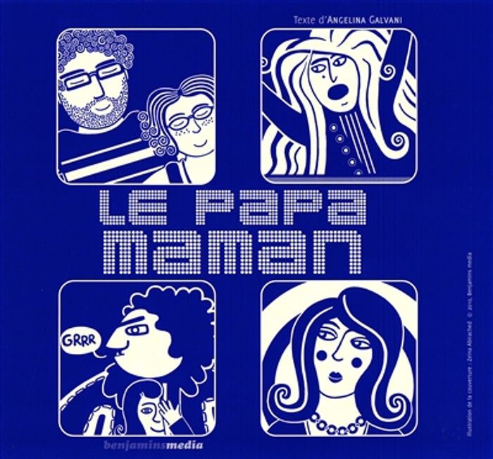 Couverture du livre « LE PAPA-MAMAN (+CD +BRAILLE ET GROS CARACTERES) », librairie Les Contes Infusés à Corte