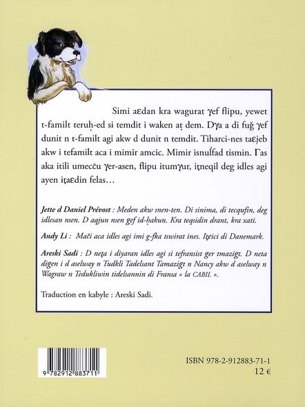 Quatrième de couverture de « FLIPU, AQJUN »