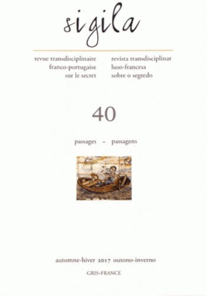 Couverture du livre « SIGILA, N 40/AUTOMNE-HIVER 2017 », librairie Les Contes Infusés à Corte