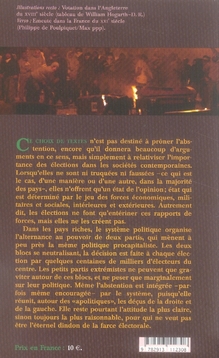 Quatrième de couverture de « PRECIS DANTI-ELECTORALISME ELEMENTAIRE - 120 MOTIFS DE NE PAS ALLER VOTER »