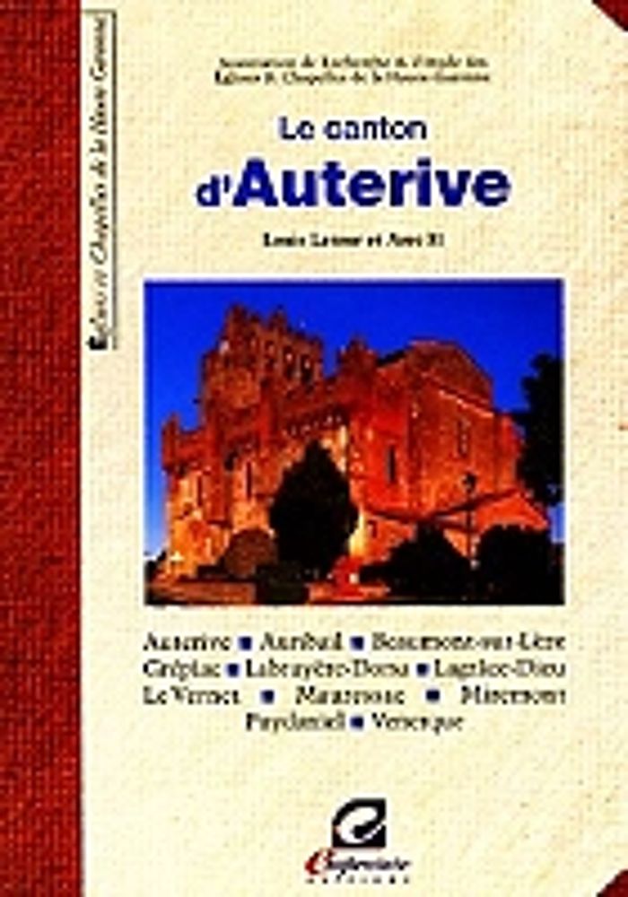 Couverture du livre « CANTON D'AUTERIVE (LE) », librairie Les Contes Infusés à Corte