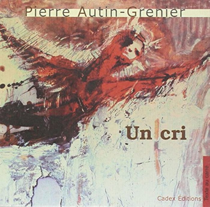 Couverture du livre « UN CRI » de Autin-Grenier, librairie Les Contes Infusés à Corte