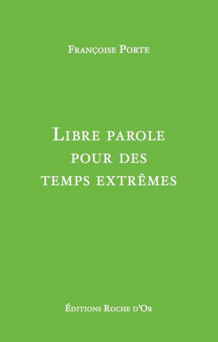 Couverture du livre « LIBRE PAROLE POUR DES TEMPS EXTREMES », librairie Les Contes Infusés à Corte