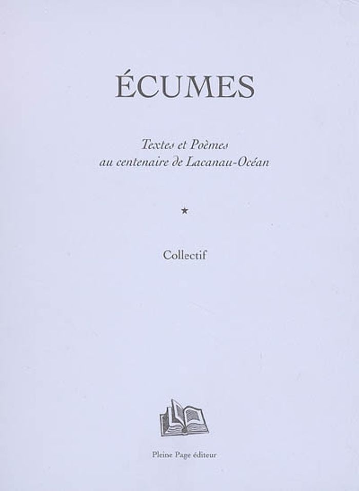 Couverture du livre « ECUMES », librairie Les Contes Infusés à Corte