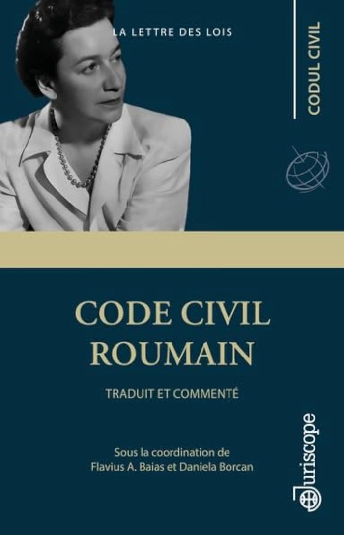 Couverture du livre « Code civil roumain : Traduction commentée », librairie Les Contes Infusés à Corte