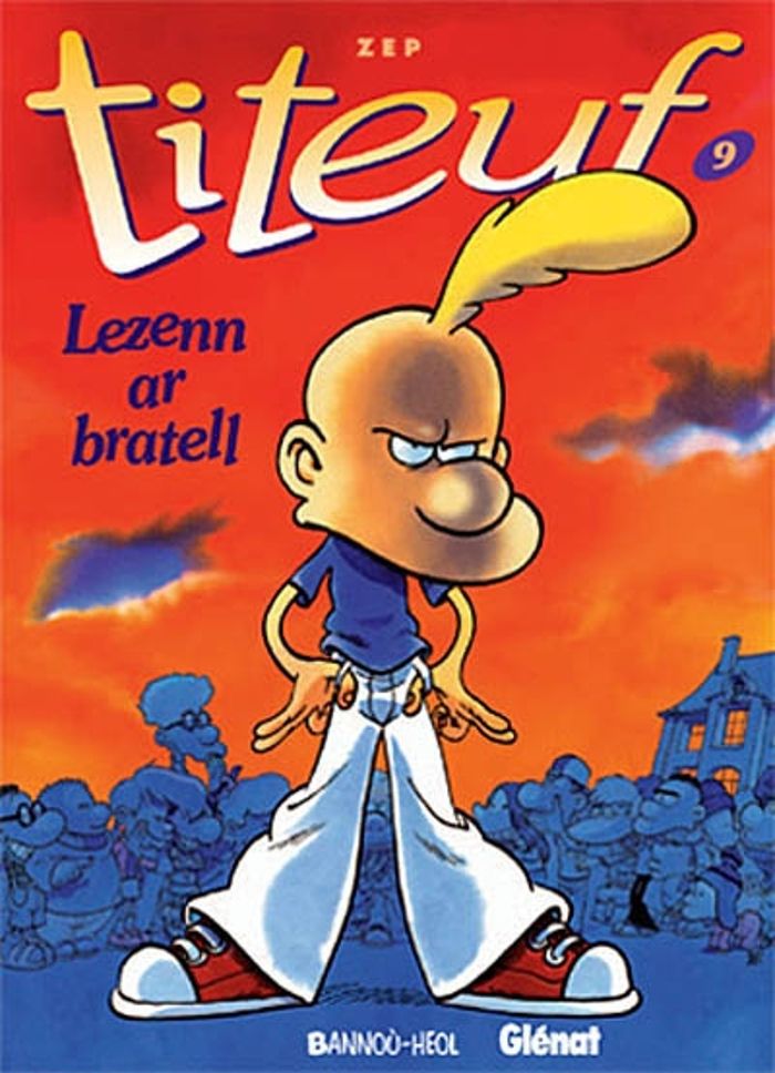 Couverture du livre « TITEUF LEZENN AR BRATELL », librairie Les Contes Infusés à Corte
