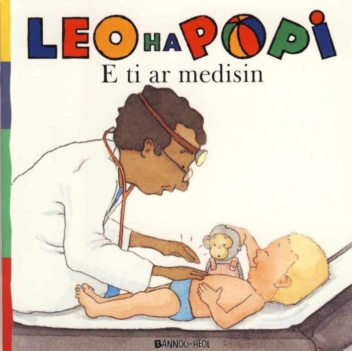 Couverture du livre « LEO HA POPI ET TI AR MEDISIN » de Collectif, librairie Les Contes Infusés à Corte
