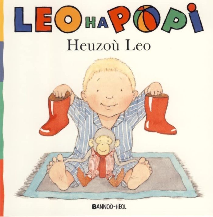 Couverture du livre « LEO HA POPI HEUZOU LEO » de Collectif, librairie Les Contes Infusés à Corte