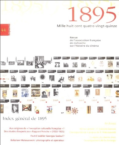 Couverture du livre « 1895, N 44/DEC. 2004 » de Collectif, librairie Les Contes Infusés à Corte