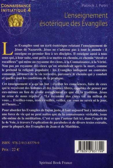 Quatrième de couverture de « CONNAISSANCE INITIATIQUE 4 L »