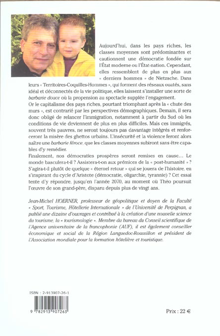 Quatrième de couverture de « LES CLASSES MOYENNES DANS LA BARBARIE »